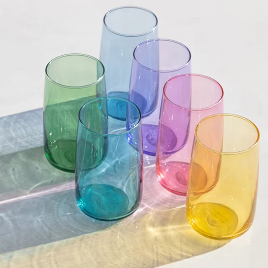 6 Colorful Glasses