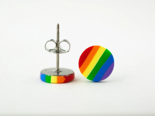 Rainbow Pride Stud Earrings