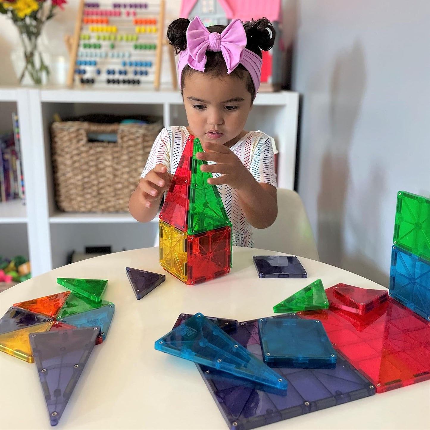 32-Piece Magnetic Construction Set