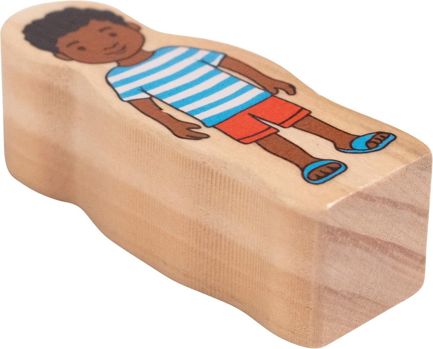 30-Piece Wooden Doll Set
