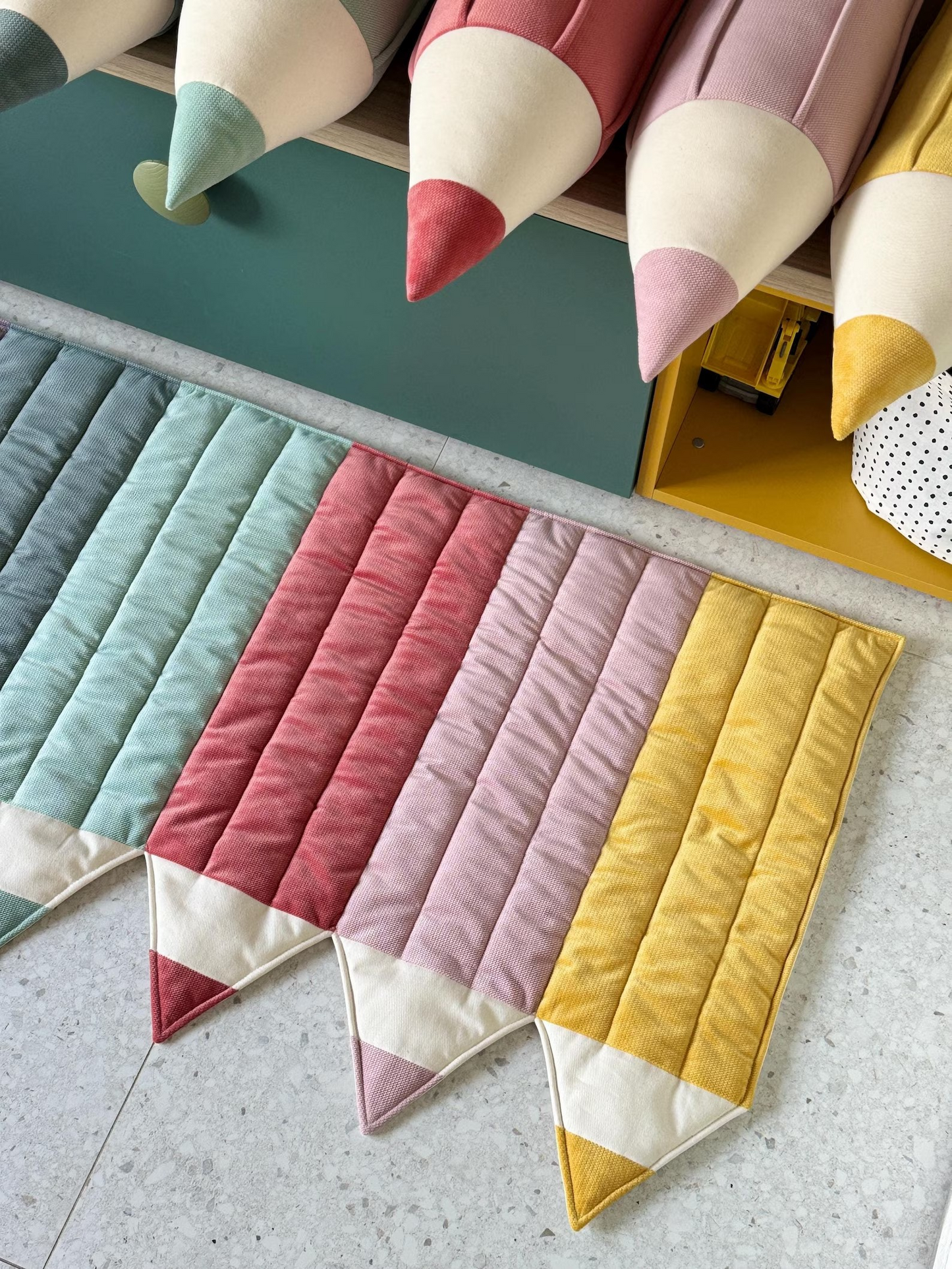 Rainbow Crayon Playmat