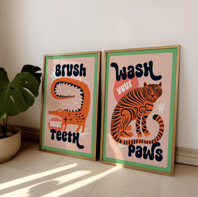 Bathroom Print Set
