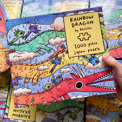 Rainbow Dragon Jigsaw Puzzle