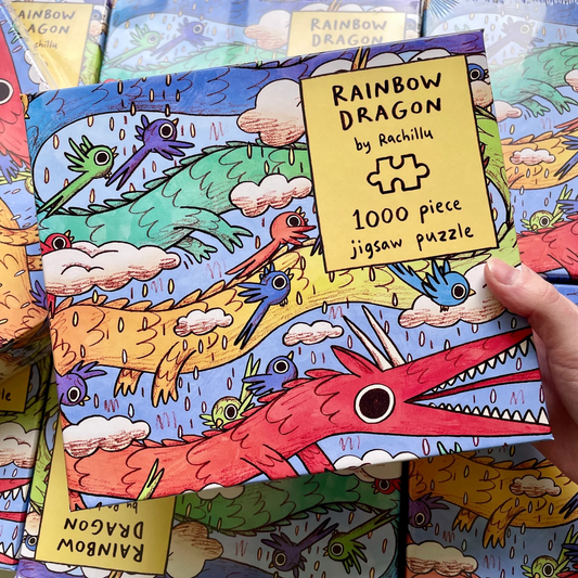 Rainbow Dragon Jigsaw Puzzle