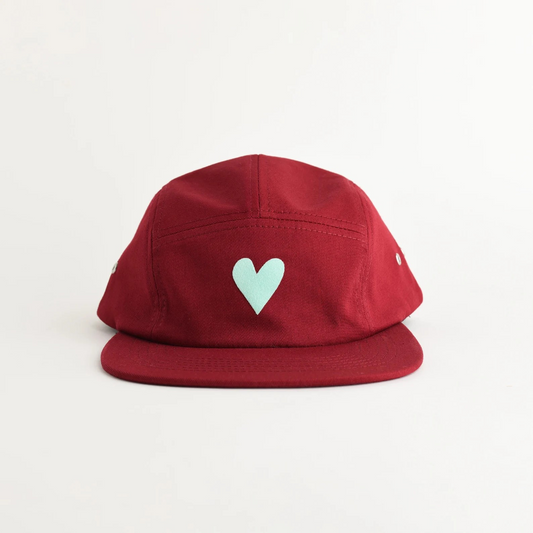 Heart Five Panel Hat