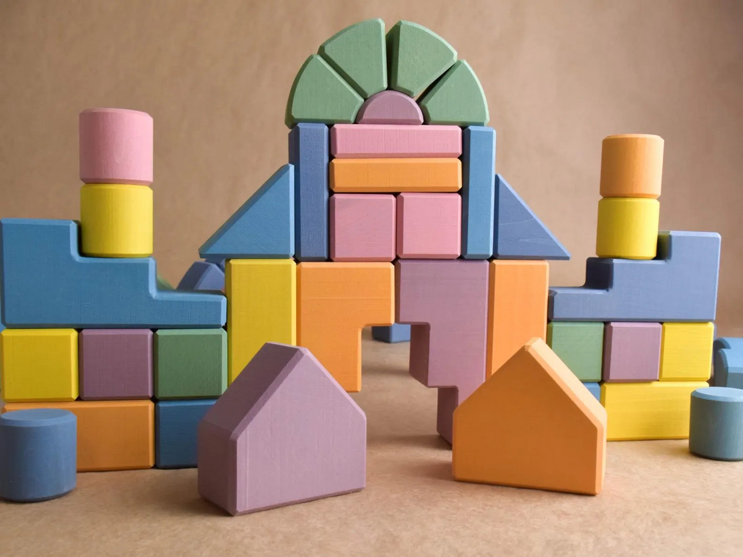 Wooden Building Baby Blocks