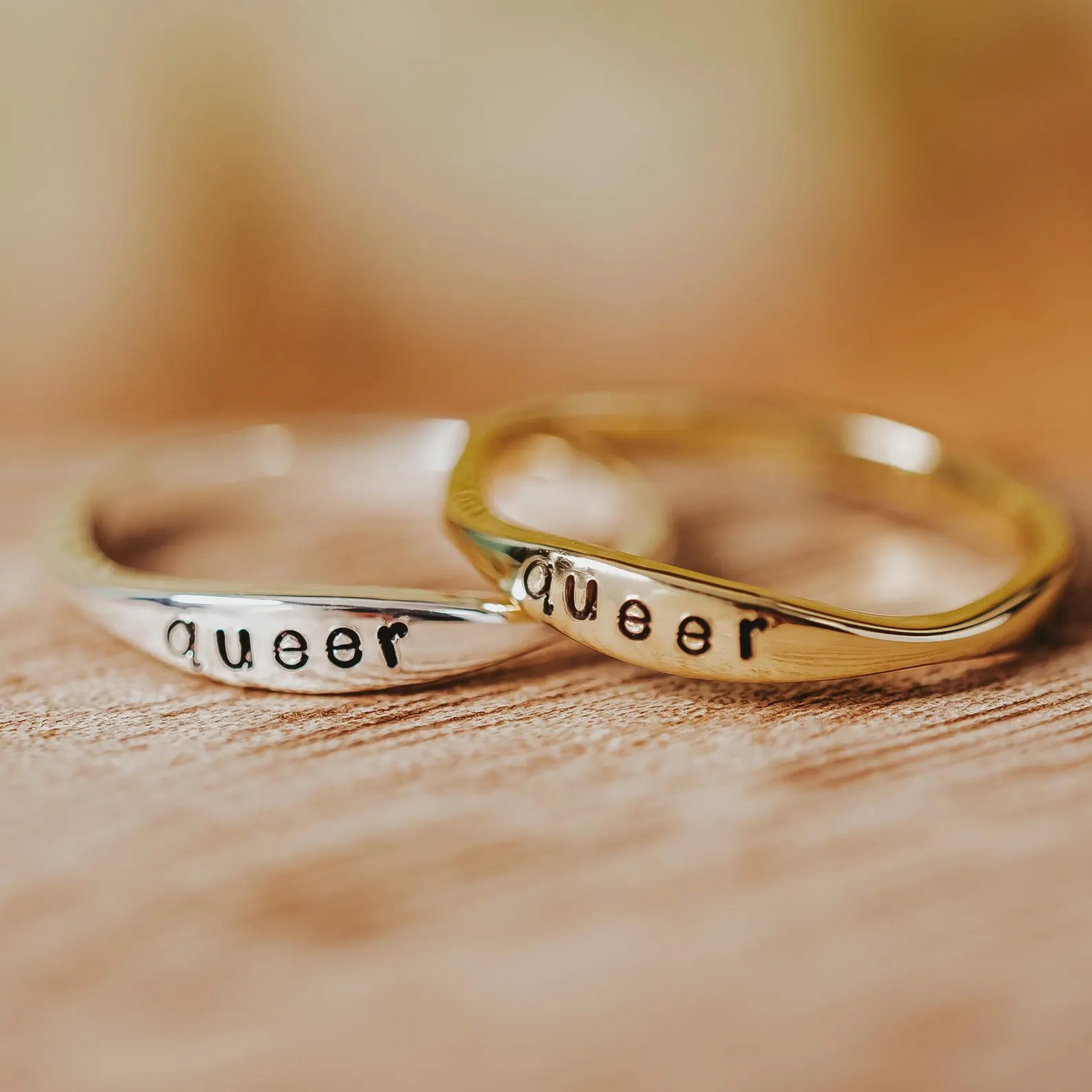 QUEER Dainty Ring 🏳️‍🌈