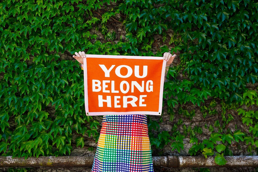 You Belong Here Camp Flag 🏳️‍🌈
