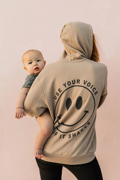 Milk Maker Tan Zip Hoodie